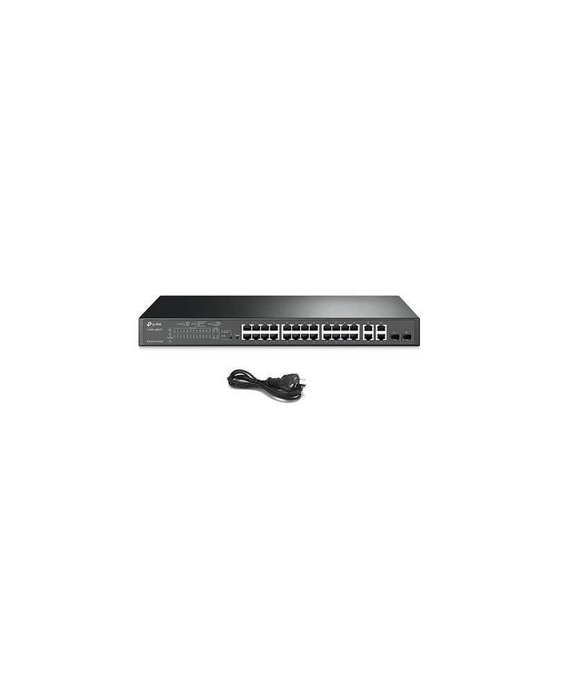 TP-Link T1500-28PCT 24-Port Gigabit Smart PoE+ Switch