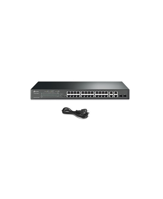 TP-Link T1500-28PCT 24-Port Gigabit Smart PoE+ Switch