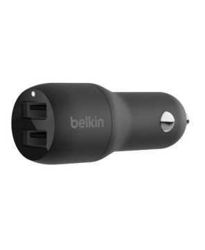 Buy Belkin 2-Port 12W/2.4A USB-A Car Charger CCB001BTBK