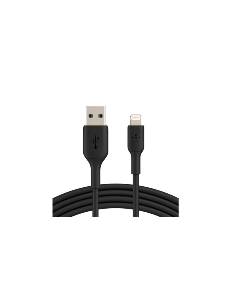 Buy Belkin 1M USB-A to Lightning Cable in Black CAA001BT1MBK for Apple Devices