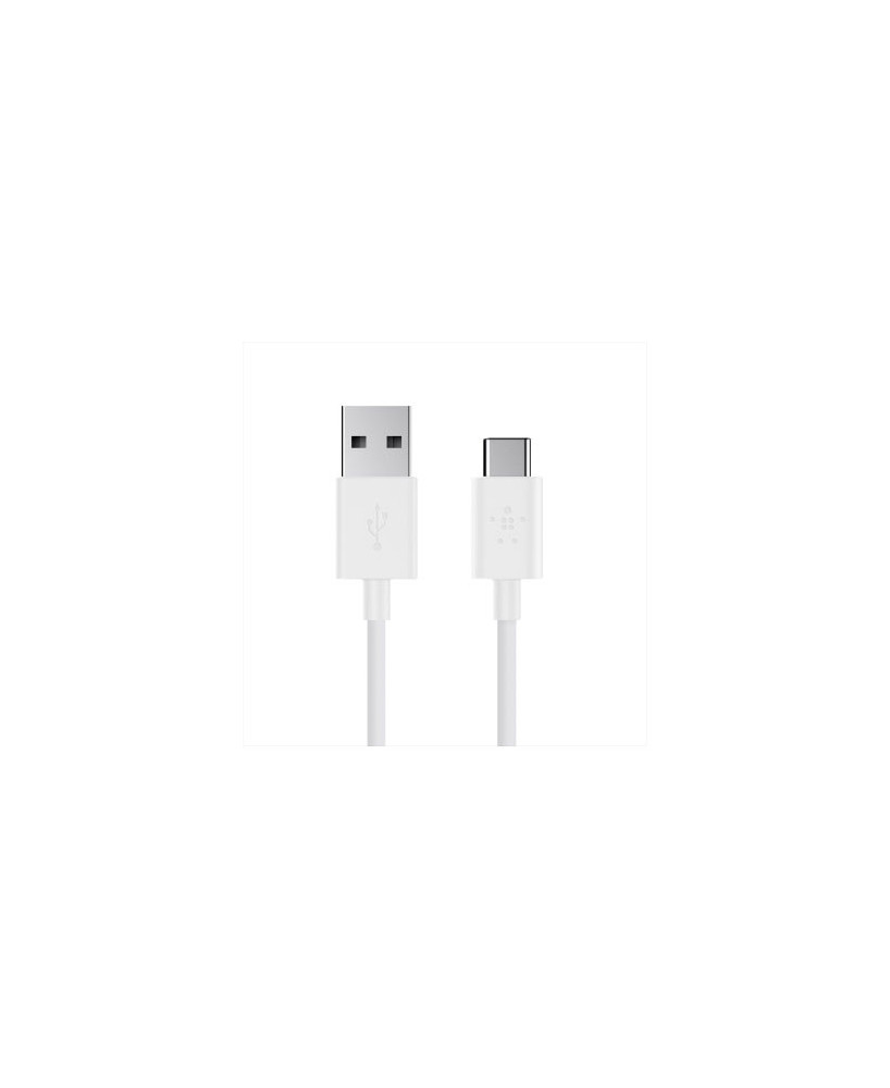 Belkin 2M USB-A to USB-C Charge/Sync Cable Boost Charge in White CAB001BT2MWH