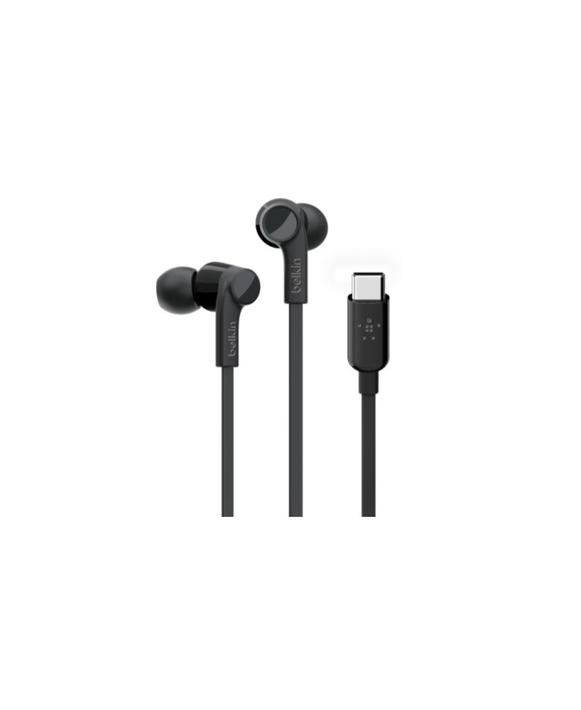 Buy Belkin ROCKSTAR Headphones G3H0002BTBLK with USB-C Connector