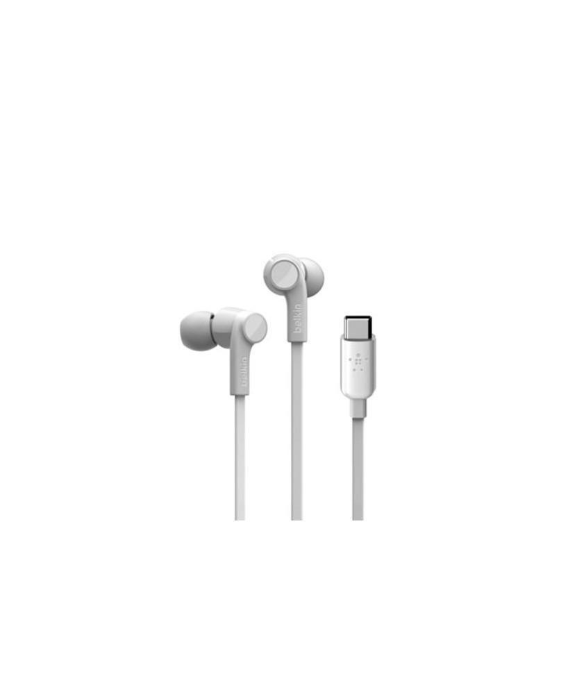 Buy Belkin Rockstar Headphones with USB-C Connector in White G3H0002BTWHT