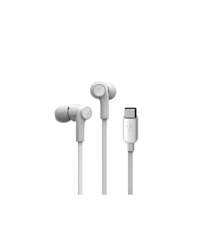 Buy Belkin Rockstar Headphones with USB-C Connector in White G3H0002BTWHT