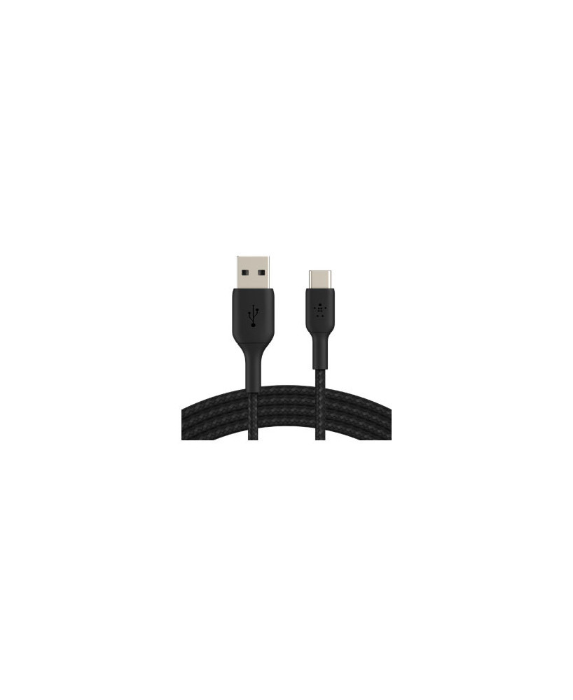 Buy Belkin 1M USB-A to USB-C Charge/Sync Braided Cable in Black CAB002BT1MBK for Smartphones