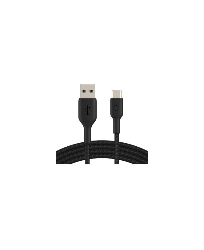 Buy Belkin 1M USB-A to USB-C Charge/Sync Braided Cable in Black CAB002BT1MBK for Smartphones