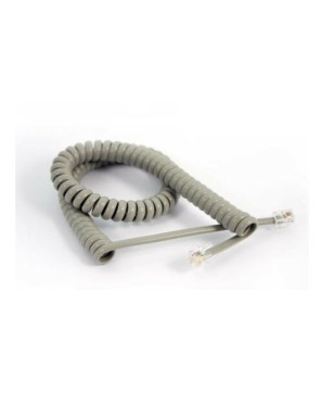 Telstra Curly Telephone Cord Extended Life Long Tail 3M - Grey