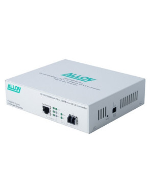 Buy Alloy POE2000LC.10 10Km 1000Base-T to 1000Base-LX LC LFP PoE PSE Gigabit Ethernet Media Converter