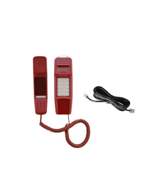 Buy Interquartz IQ50RN Dial-less Slimline Phone in Red