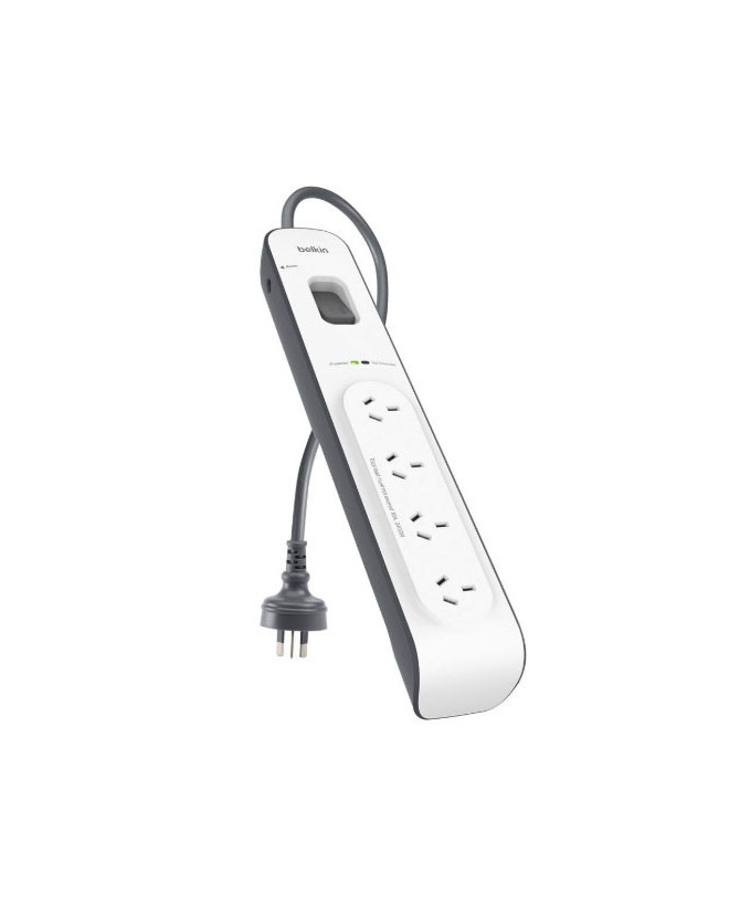 Buy Belkin 4 Outlet Surge Protector with 2M Cord BSV400AU2M for Laptops, Desktops, Printers, Routers and other Home-office Devices