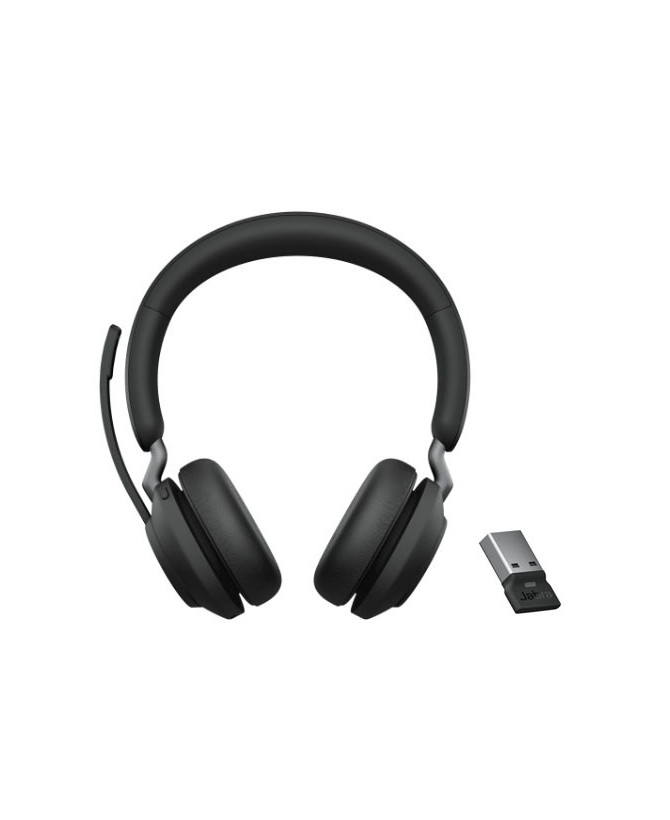 Buy the Jabra Evolve2 65 MS Stereo Bluetooth Headset certified for use with Microsoft Teams.