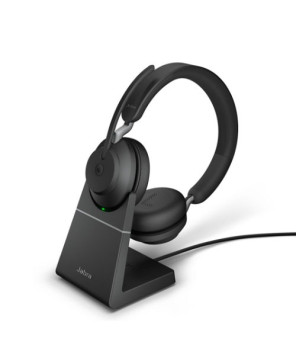 Buy Jabra Evolve2 65 MS Stereo Bluetooth Headset USB-A with Charging Stand 26599-999-989