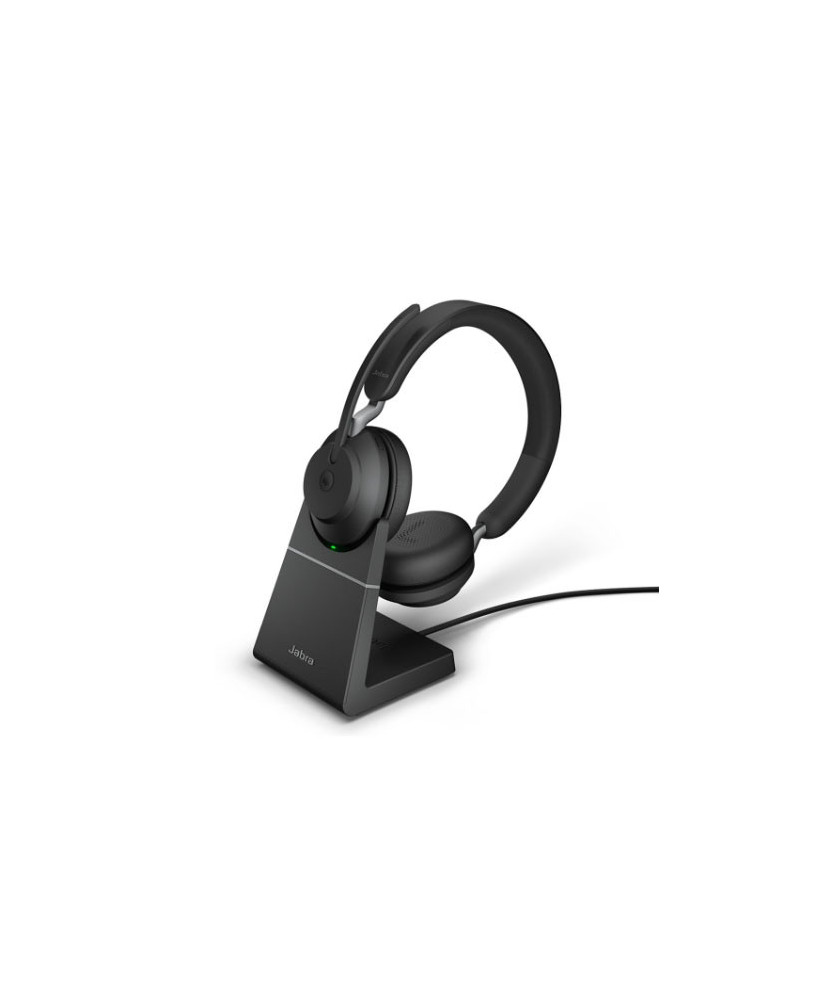 Buy Jabra Evolve2 65 MS Stereo Bluetooth Headset USB-A with Charging Stand 26599-999-989