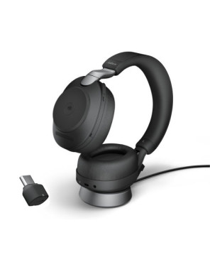 Buy the Jabra Evolve2 85 UC Binaural Bluetooth Headset USB-C with Charging Stand 28599-989-889