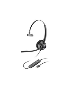 HP Poly/Plantronics EncorePro EP310 Mono USB-C Corded Headset with Inline Control 214569-01 / 760Q8AA