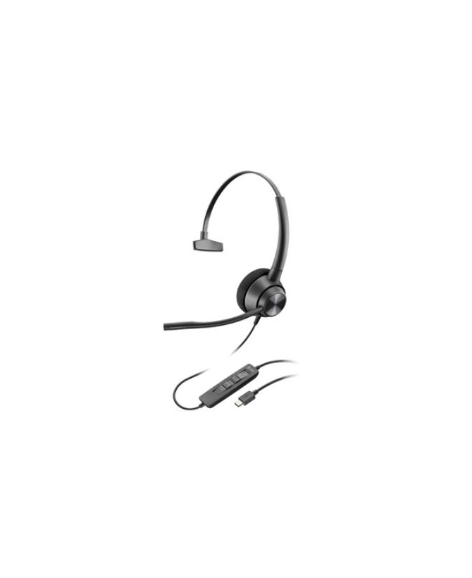 HP Poly/Plantronics EncorePro EP310 Mono USB-C Corded Headset with Inline Control 214569-01 / 760Q8AA