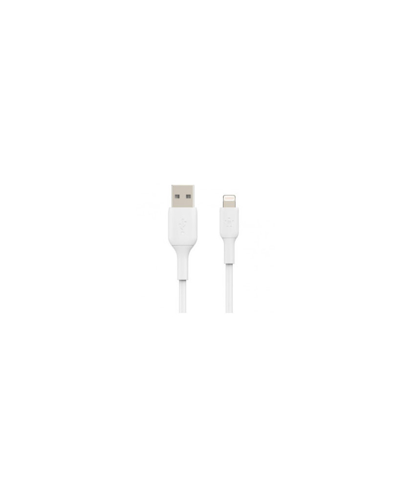 Buy Belkin 2M USB-A to Lightning Charge/Sync Cable in White CAA001BT2MWH for Apple Devices