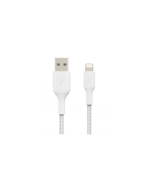 Buy Belkin 2M USB-A to Lightning Charge/Sync Braided Cable in White CAA002BT2MWH for iPhone/iPad