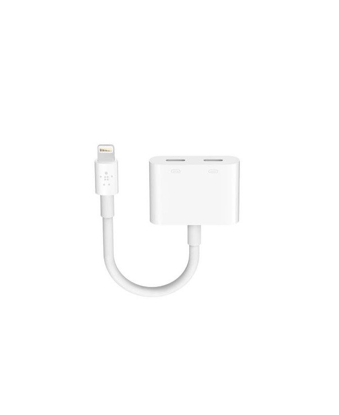 Belkin Lightning Charge Audio Port Splitter - The Telecom Shop