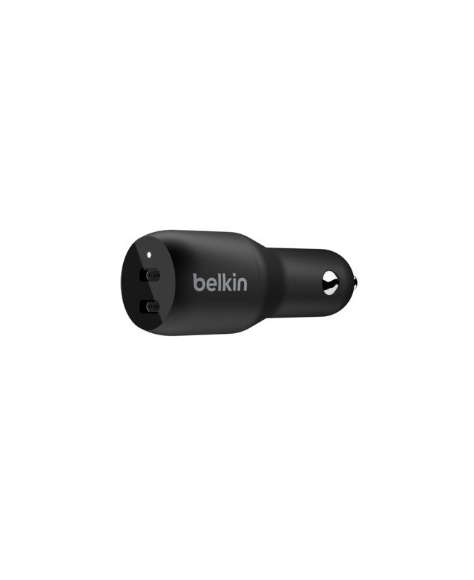 Buy Belkin Boost Charge 2-Port 18W USB-C Car Charger CCB002BTBK