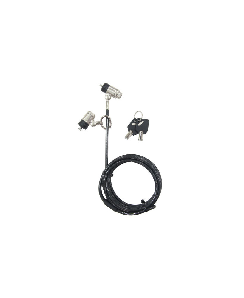 Buy Targus Defcon P2MKL Dual Cable Lock ASP57MKUSX-25 for Computer