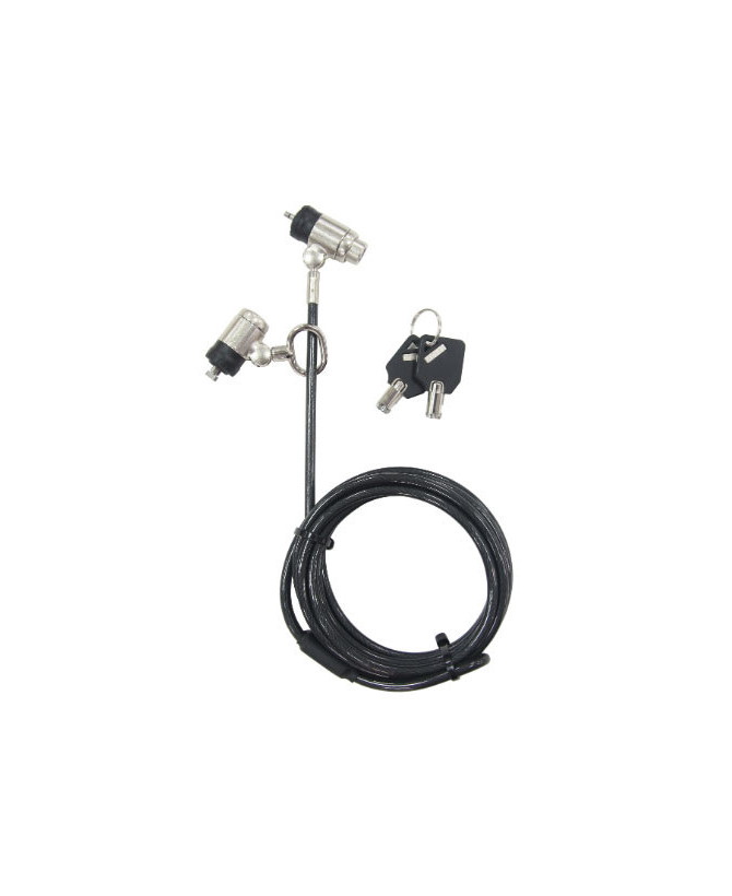 Buy Targus Defcon P2MKL Dual Cable Lock ASP57MKUSX-25 for Computer