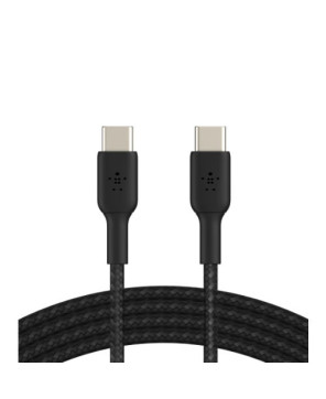 Buy Belkin 1M Braided USB-C to USB-C Charge/Sync Cable in Black CAB004BT1MBK