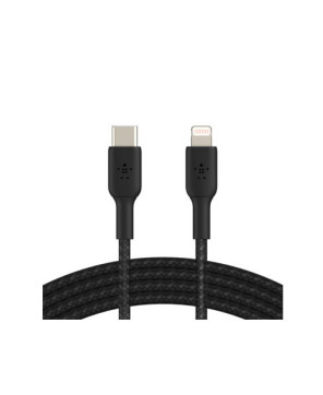 Buy Belkin 2M Braided USB-C To Lightning Charge/Sync Cable CAA004BT2MBK for Apple Devices