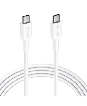 Buy HP Anker PowerLine Select+ 1.8m USB-C to USB-C 2.0 Cable in White A8033T21 for Apple MacBook, OnePlus 2