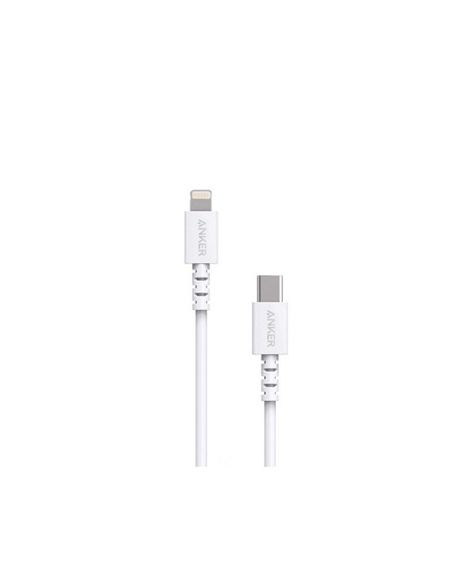 Buy Anker Powerline 0.9m USB-C with Lightning Connector Cable in White A8612T21