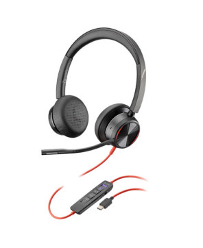 HP Poly/Plantronics Blackwire 8225 Microsoft Teams USB-C Corded Headset 214409-01 / 772K5AA