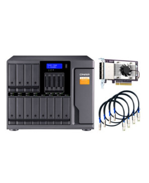 Buy Qnap 16 Bay Expansion Unit Sata JBOD with Qxp-1600Es Pcie Sata Host Card TL-D1600S