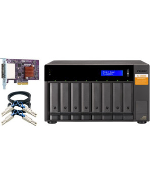 Buy Qnap 8 Bay Expansion Unit SATA Jbod with QXP-800eS-A1164 PCIe SATA Card TL-D800S