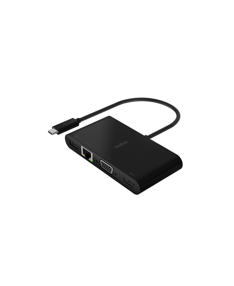 Buy Belkin USB-C Multimedia Charge Adapter 100w Docking Station AVC004BTBK