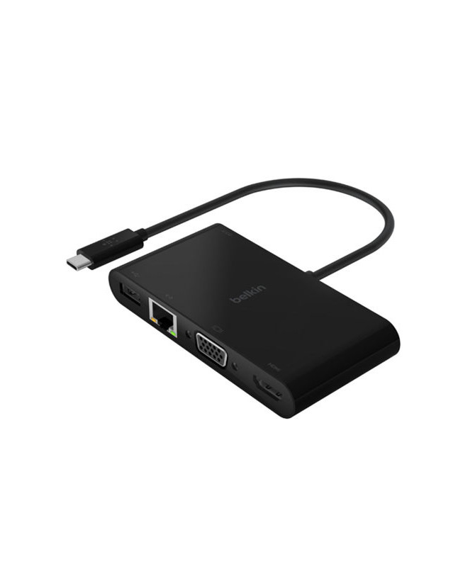 Buy Belkin USB-C Multimedia Charge Adapter 100w Docking Station AVC004BTBK