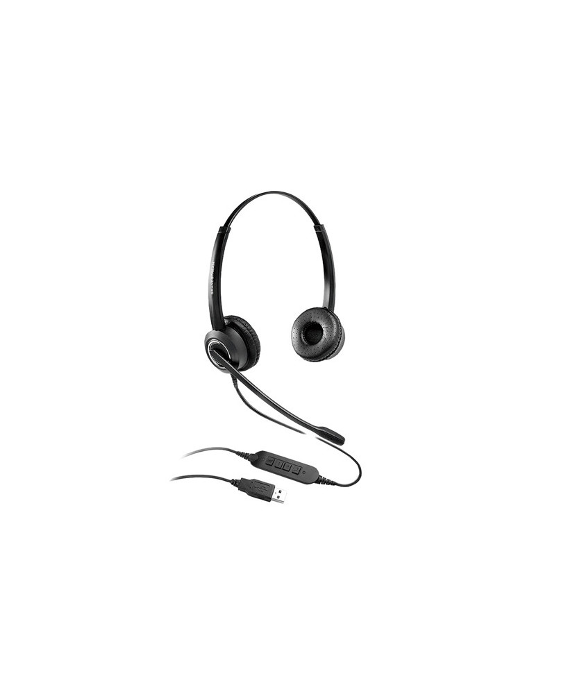 Buy Grandstream HD USB-A Corded VoIP Stereo Headset with Noise Canceling Mic GUV3000