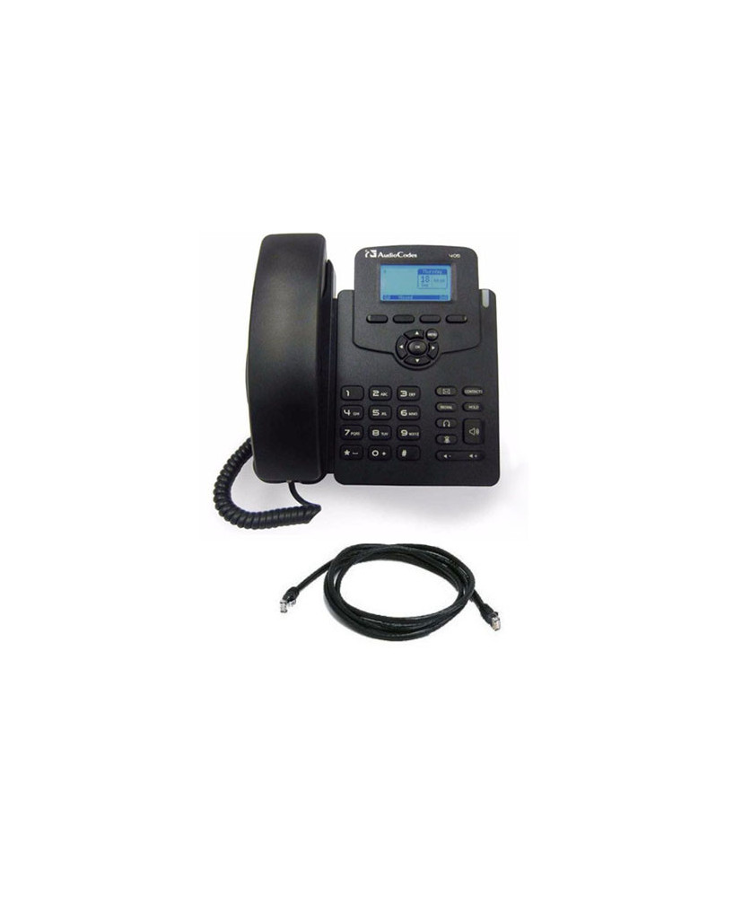 Buy Audiocodes 405HD 10/100 PoE 2-Line VoIP Phone in Black IP405E