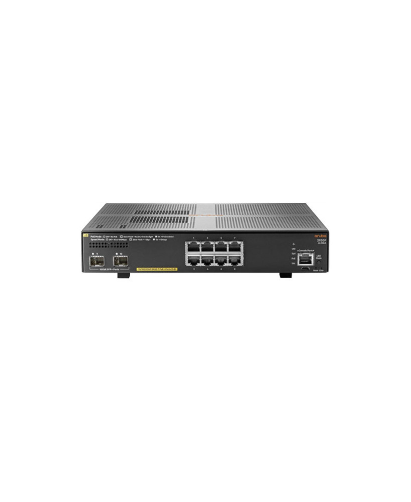 Buy HPE Aruba 2930F 8G PoE+, 2SFP+ Managed Switch JL258A