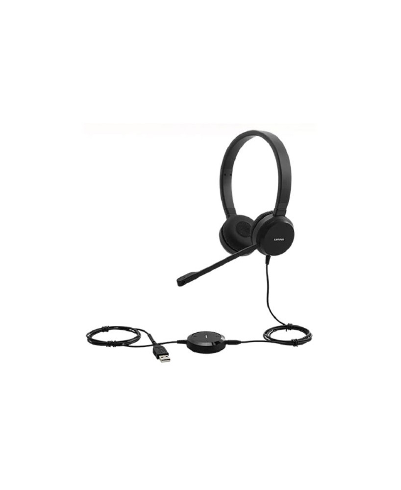 Buy Lenovo Pro Wired Stereo VoIP Headset 4XD0S92991 for Phone and PC