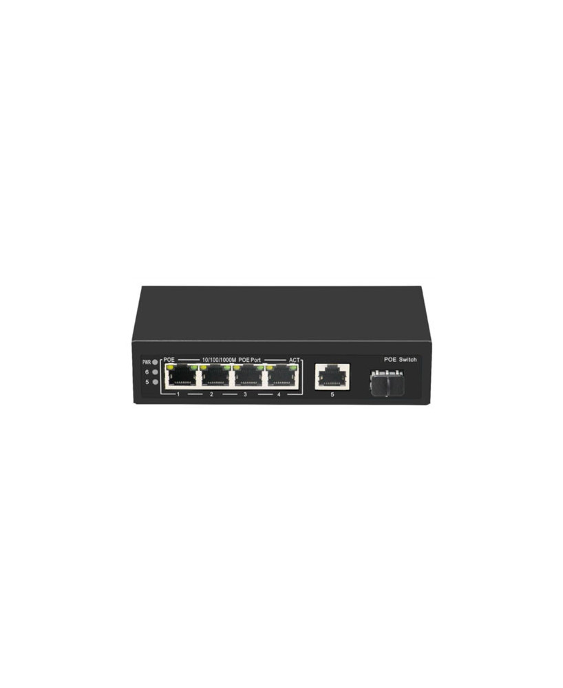 Buy Aristel 6-ports 4xPoE, 1xEthernet, 1xSFP Fibre Uplink Switch ANG1006