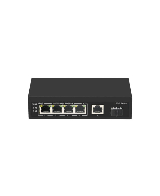 Buy Aristel 6-ports 4xPoE, 1xEthernet, 1xSFP Fibre Uplink Switch ANG1006