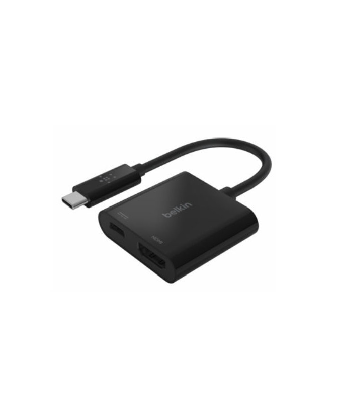 Buy Belkin Adapter USB-C to HDMI support4k and USB-C PD 60W Pass Thru AVC002BTBK