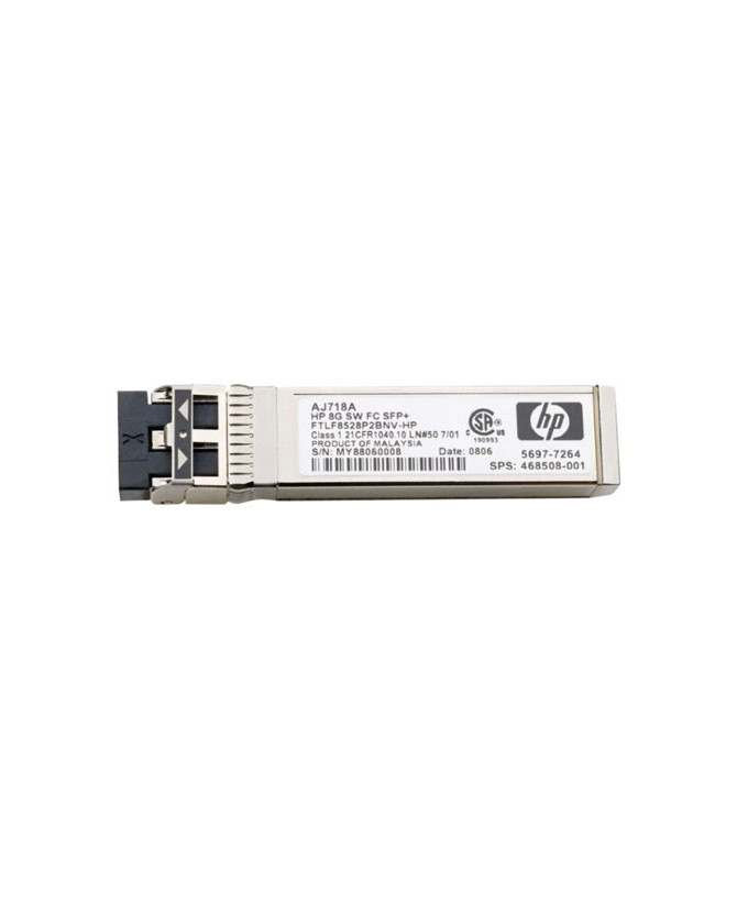 Buy HP 8gb Short Wave Fibre Channel SW SFP+ Transceiver Module AJ718A 