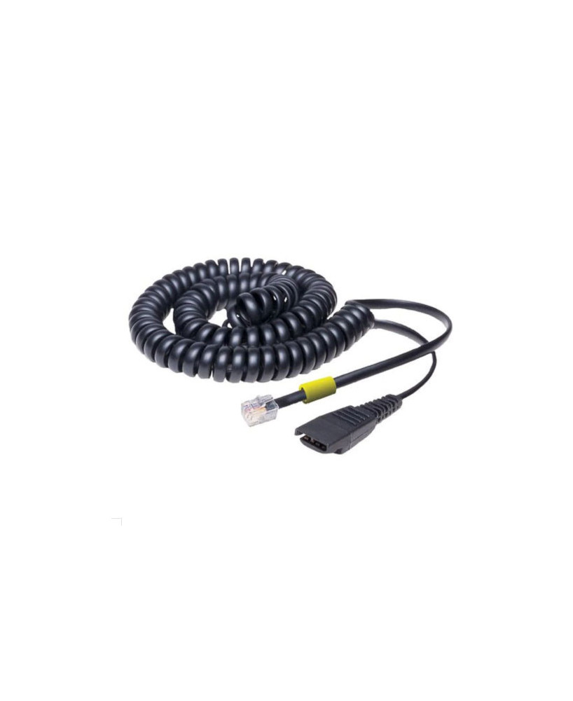 Buy Jabra 2M RJ9 to QD Coiled Cord 27361101 for Cisco IP Telephone 7900