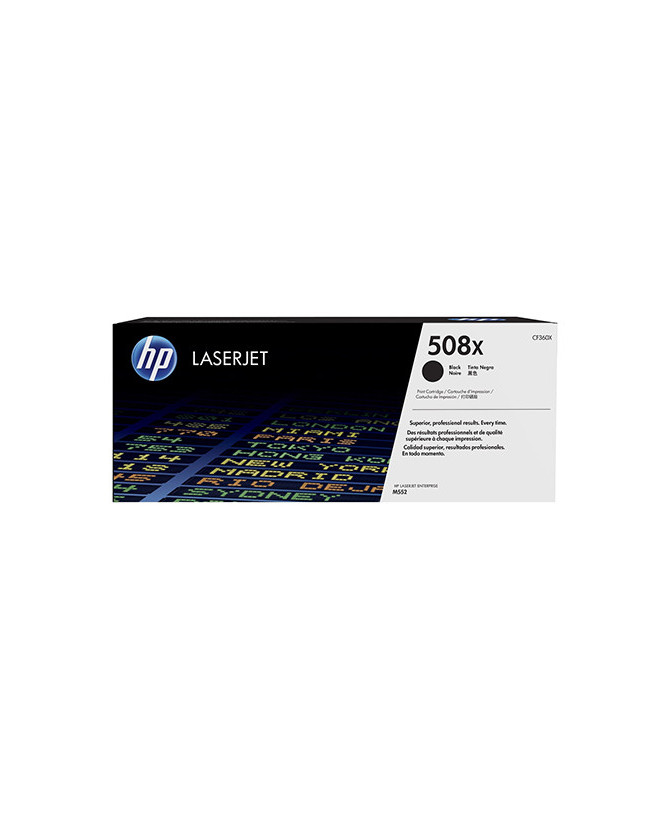 Buy HP 508X Black High Yield Original LaserJet Toner Cartridge CF360X