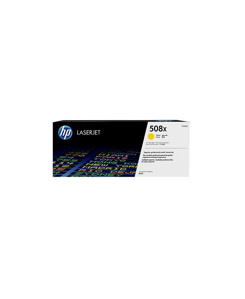 Buy HP 508X High Yield Yellow Original LaserJet Toner Cartridge CF362X