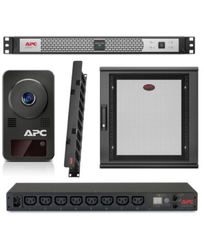 Buy Bundle APC Smart-UPS C Lithium Ion Short Depth 500VA SCL500RMI1UNC + APC Netshelter WX 12U Enclosure + APC Horizontal Cable Management + APC Netbotz Camerapod + APC Rack PDU NET12US-L500-N