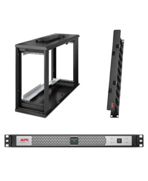 Buy Bundle APC Smart-UPS C Lithium ION 500VA UPS SCL500RMI1UC + APC Netshelter WX 6U Enclosure + APC Horizontal Cable Management NET6U-L500