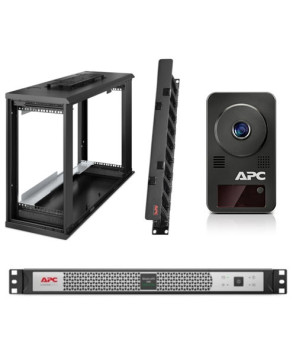 Buy Bundle APC  Smart-UPS 500VA UPS SCL500RMI1UNC + APC Netshelter WX 6U Enclosure + APC Horizontal Cable Management + APC Netbotz Camerapod NET6U-L500-N