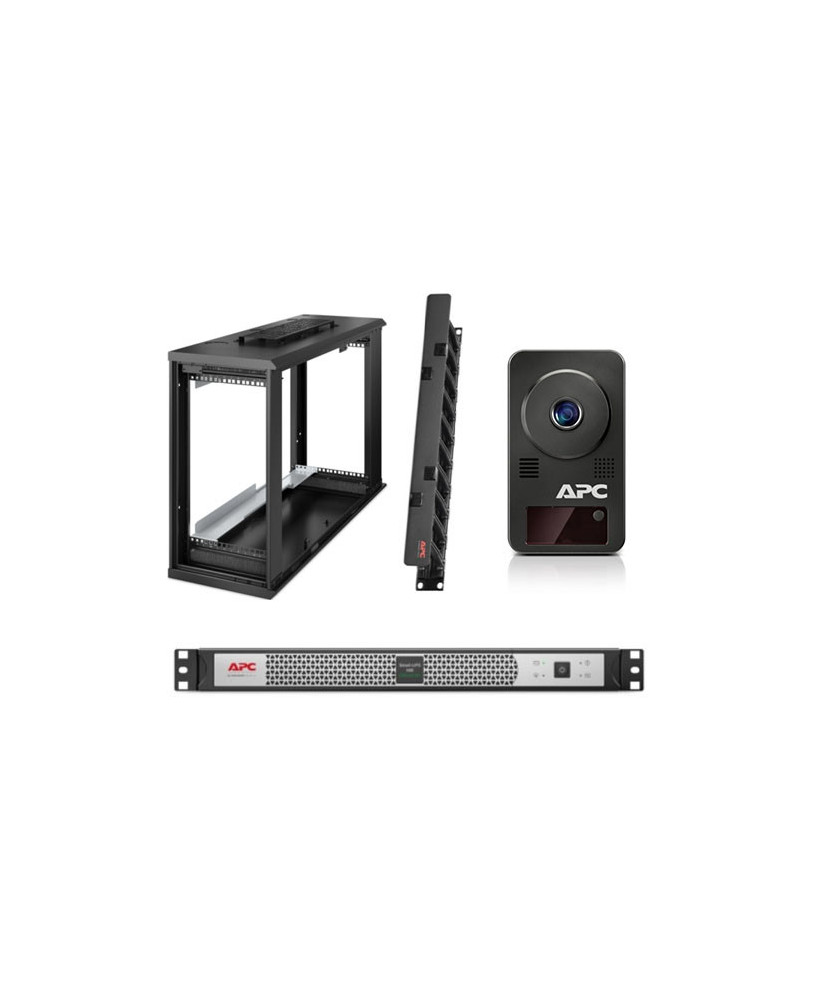 Buy Bundle APC  Smart-UPS 500VA UPS SCL500RMI1UNC + APC Netshelter WX 6U Enclosure + APC Horizontal Cable Management + APC Netbotz Camerapod NET6U-L500-N